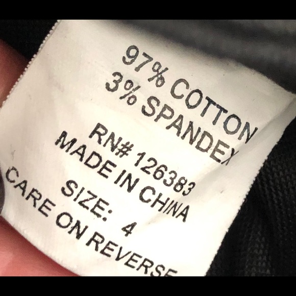 Euro Brand Black Tummy Control Jeans NWT - Picture 7 of 7